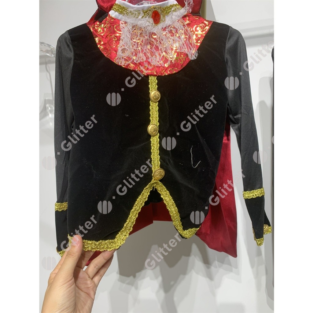 Quality Must Kids Count Dracula Gothic Vampire Costume Children Carnival Party Halloween Fantasia Prince Cosplay Devi... - Image 3