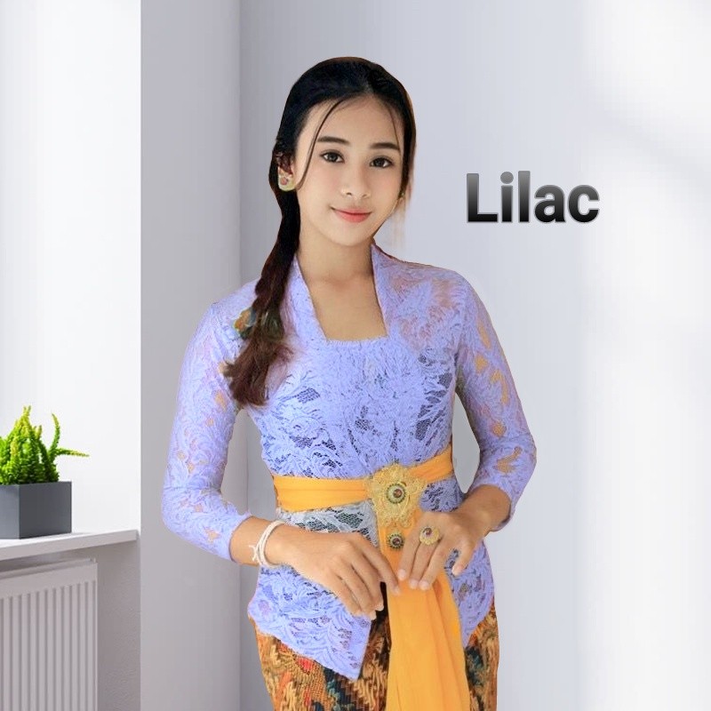 Reliable Must Bali Javanese Blouse Sofia Brocade Kebaya Cord Cornelli glitter - Image 3