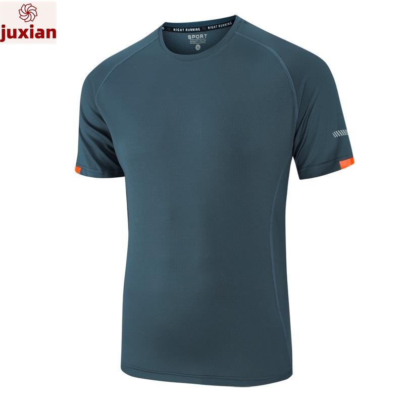 Purpose Premium Sport Quick Dry T-shirt Men Microfiber Round Neck Short Sleeve Ice Silk Elasticity Running Tshirt Tra... - Image 4
