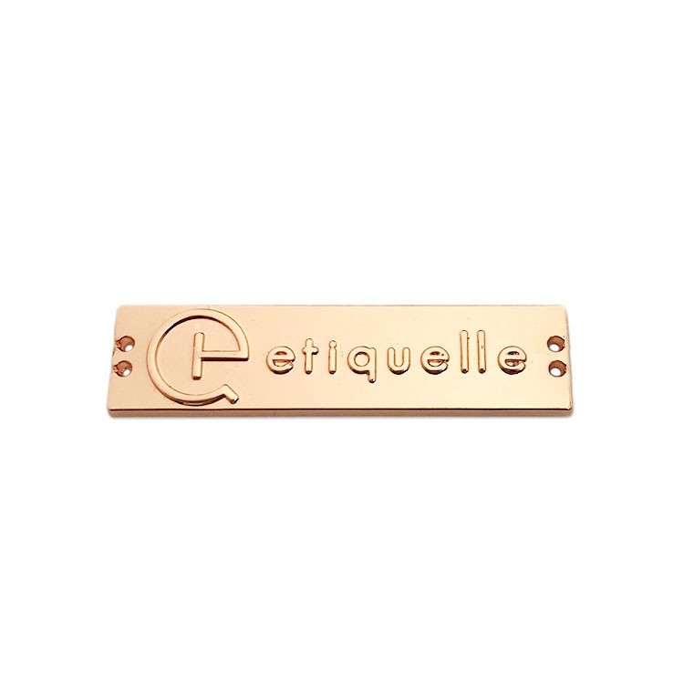 Must Have can be customized Fashion design engraved logo custom metal tags labels scarves Multi Reliable - Image 2