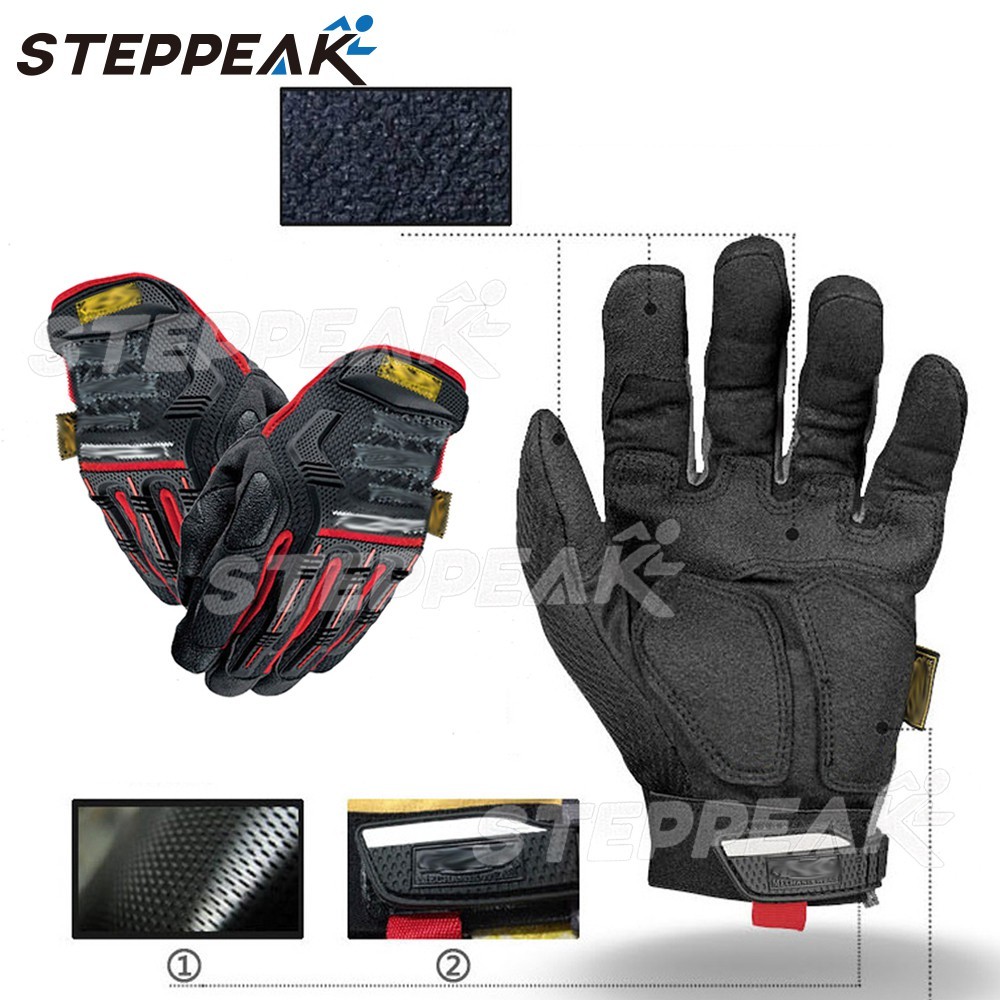 Durable Must Motorcycle Gloves Men Tactical Fitness Cycling Paintball Outdoor Sport Workout Have Reliable - Image 3