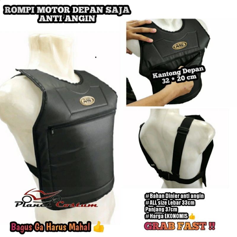 Quality Multi Windproof Motorcycle Vest turing touring adventure Back Chest Protector Reliable - Image 3