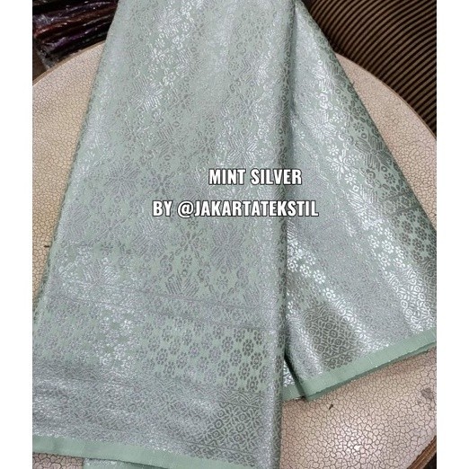 Durable Essential Bakal/tanjak songket semi palembang Meter (Price per 0.5meter) Multi Premium - Image 2