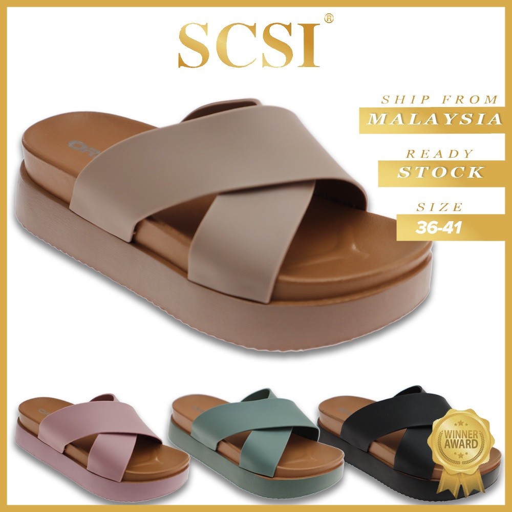 Versatile Purpose SCSI Wedges Sandal Women Platform / Perempuan MJSH221 Must - Image 5