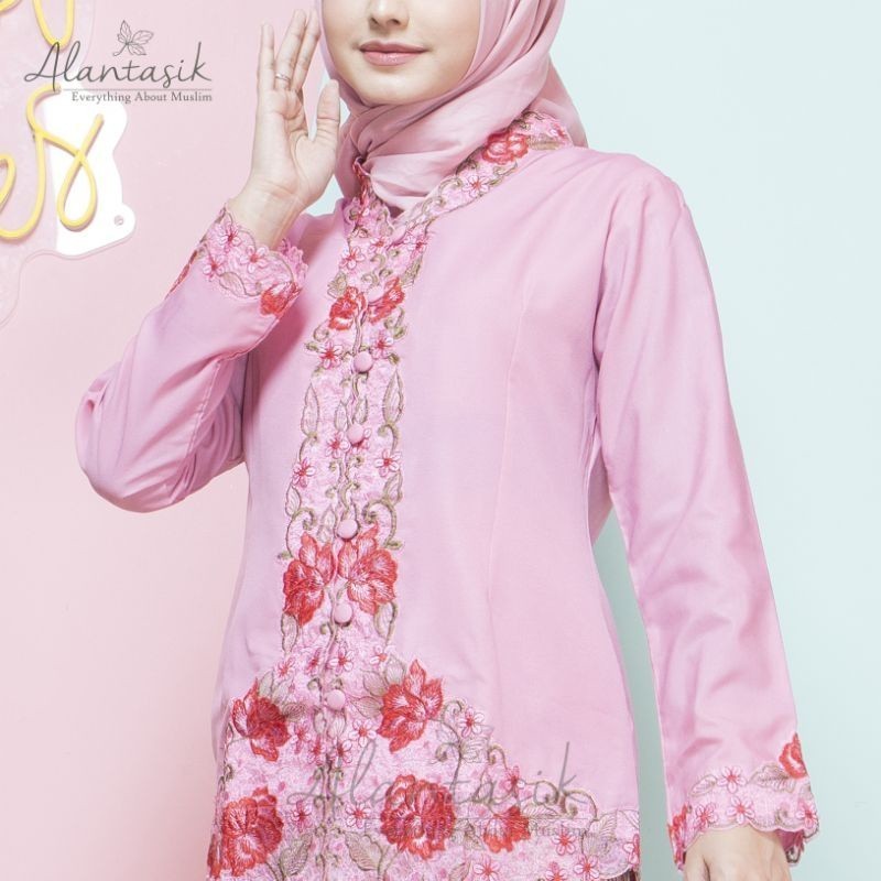 Must Premium Tille kebaya Embroidery Color modern Graduation Office Work wrana R24 R27 Reliable - Image 3