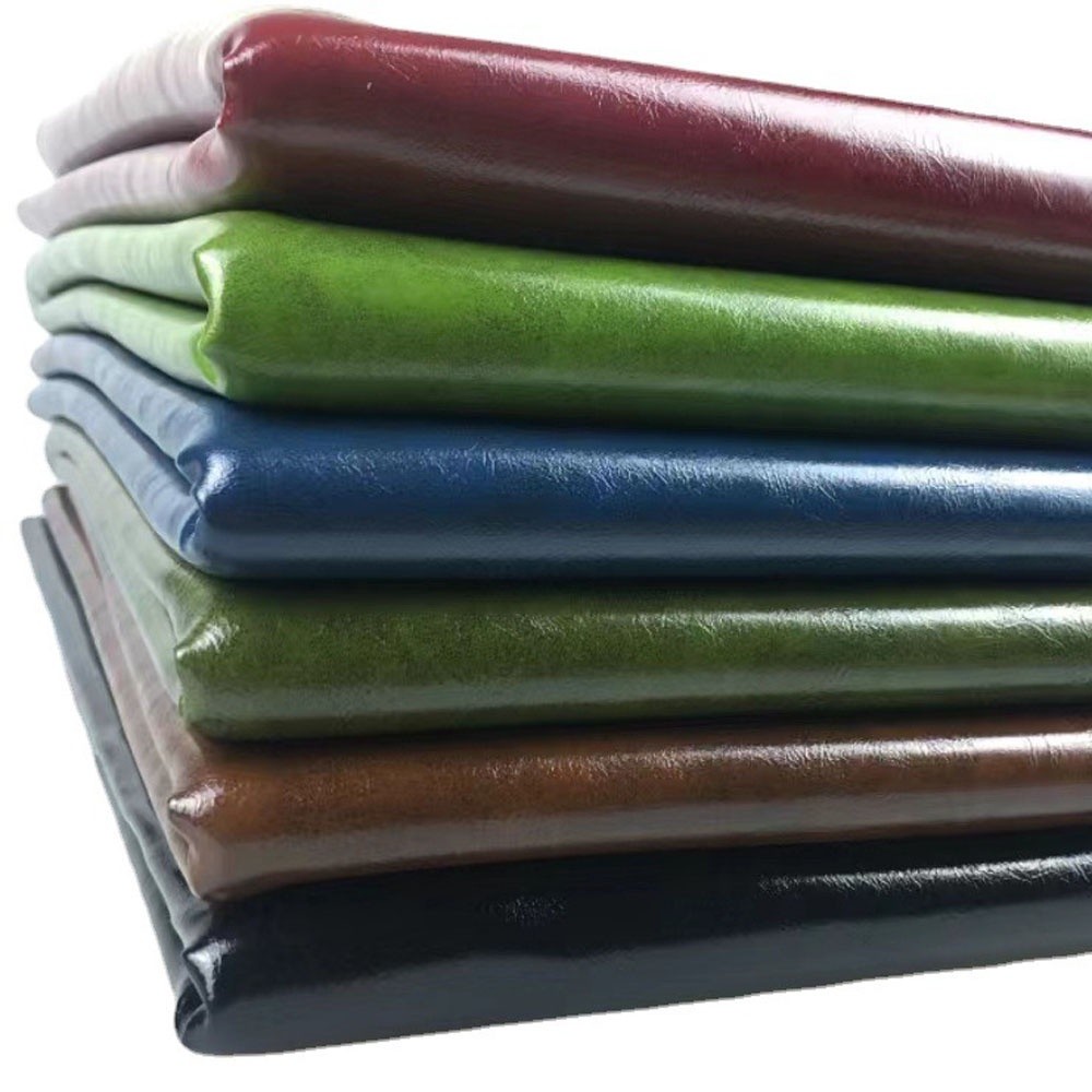 Quality Essential (Multimodal)1pcs new self-adhesive PU leather oil wax solid color thickened - Image 4