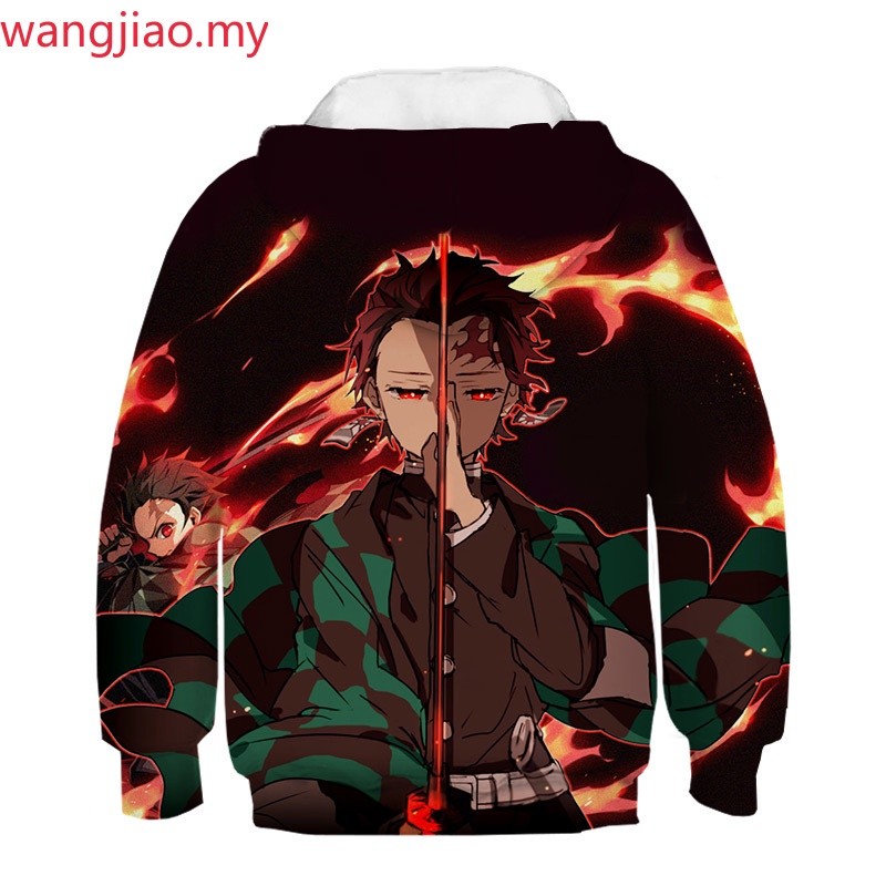 Purpose Durable Demon Slayer 3D baby Kids Hoodie Girls Off white Ghost Blade boys clothes Casual Sweatshirts Pullover... - Image 4