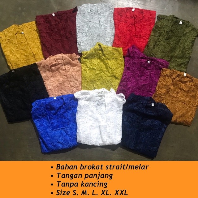 Versatile Purpose Long Sleeve Kebaya bali Brocade sofia bed Lice New - Image 3