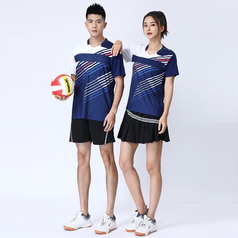 Ready Stock Badminton Basketball Football Table Tennis Jersey Suits Contest Team Uniform Set Baju Badminton Lelaki Jersi