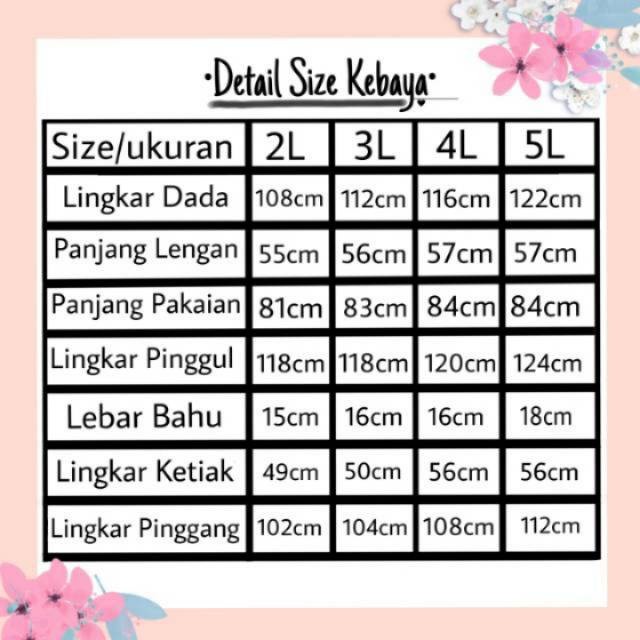 Multi Quality Kebaya Fadila Cotton Embroidery Light Blue 652 Jumbo - Image 4