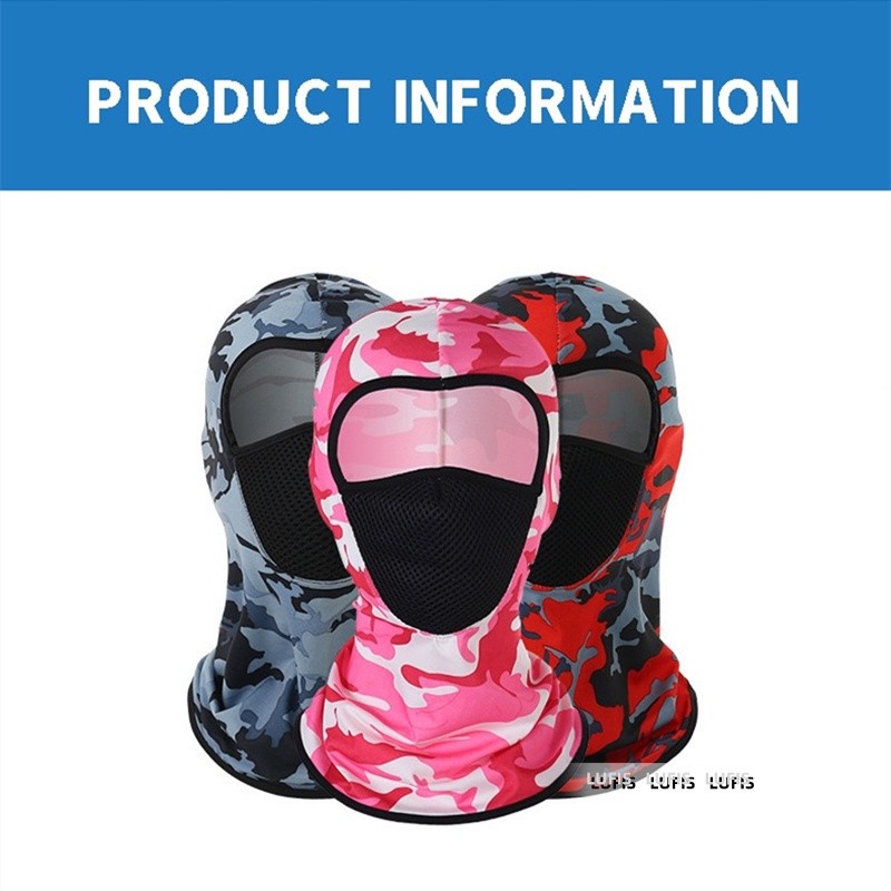 Must Multi Fishing Cycling Sunshade Headscarf Tactical Camo Balaclava Full Face Mask CS Neck Warmer Headgear - Image 4