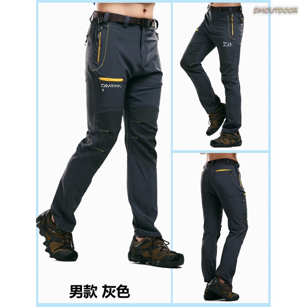 Versatile Quality Men Outdoor Pants Quick Drying Hiking Fishing Multi - Image 5