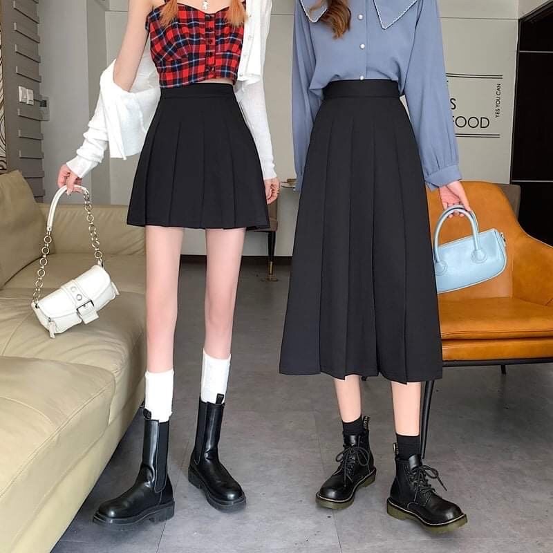 Versatile Quality Long Pleated Skirt Super tennis Have - Image 3