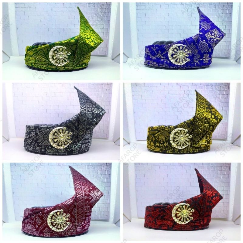 Have Essential Traditional Malay Tanjak Songket | Elegant Cultural Attire Collection - Image 2