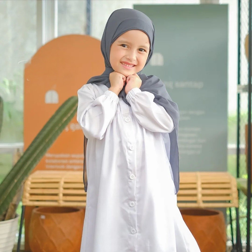 Have Versatile Pashmina Children Hijab Malay Diamond Instant Veil - Image 3