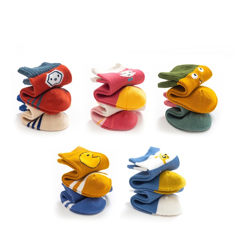 Quality Purpose 【Suge】5 Pairs/lot Sarung kaki Kanak-kanak Children Cotton Socks Autumn Spring Kids Boys Girls War... - Image 5