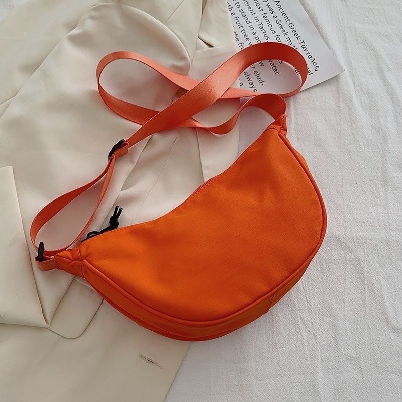 Portable Daily INT Korean Crossbody Bag Sling Uniqlo Ins Fashion Hip Hop Solid Color Shoulder Casual Nylon Underarm S... - Image 3