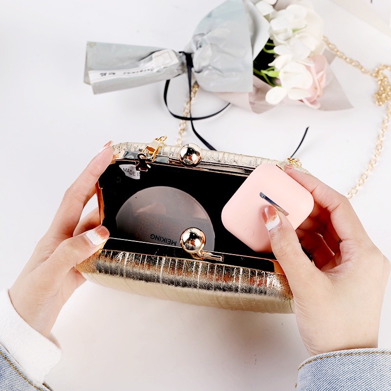 Chic Outdoor Dinner Party Bag 2022 New Style Fashionable Versatile Women's Underarm Portable One-Shoulder Diagonal Ni... - Image 4