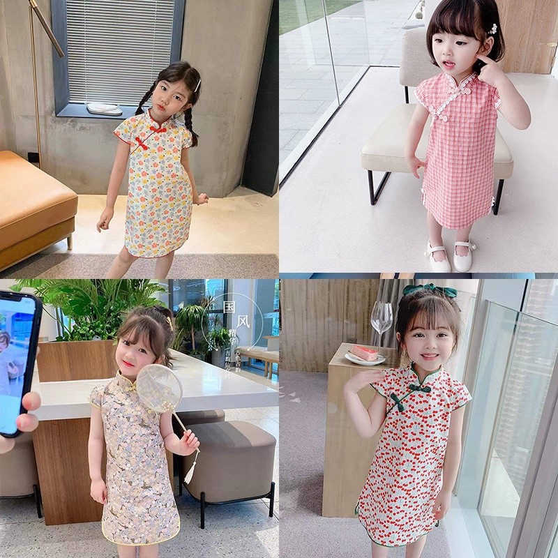 Durable Multi CNY Baby Girls Cheongsam Dress Retro Multicolor Chinese New Year Princess Spring Festival Dresses Quali... - Image 3