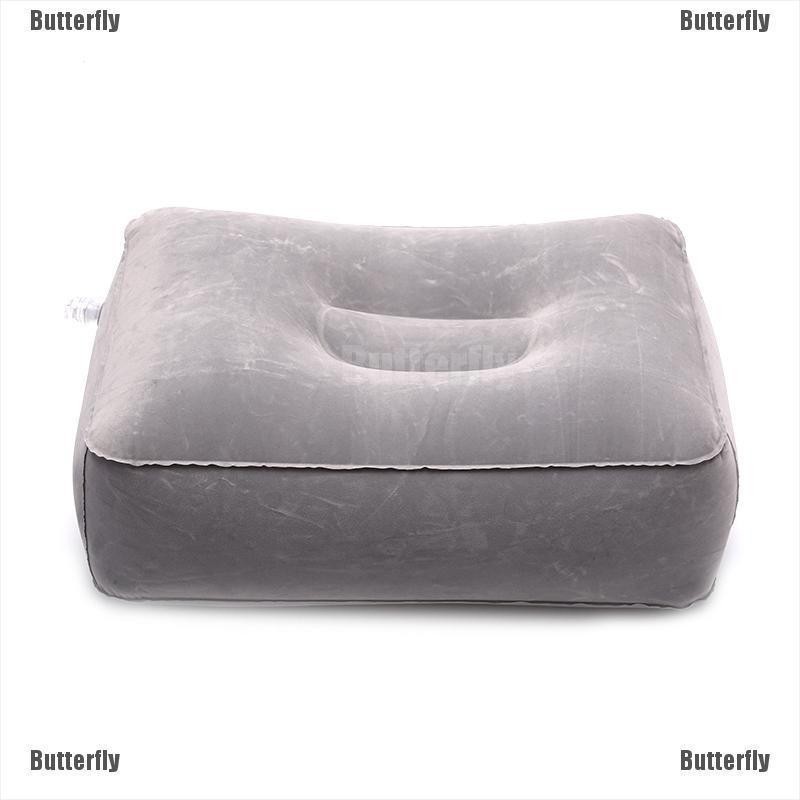 Premium Essential Butterfly Soft Footrest Pillow Pvc Inflatable Foot Rest Cushion Air Travel Office Versatile Durable - Image 5