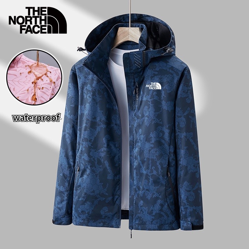 Have Must Hooded jaket lelaki waterproof windbreaker men unisex Outdoors Hiking Camouflage jacket sweater m Multi - Image 4
