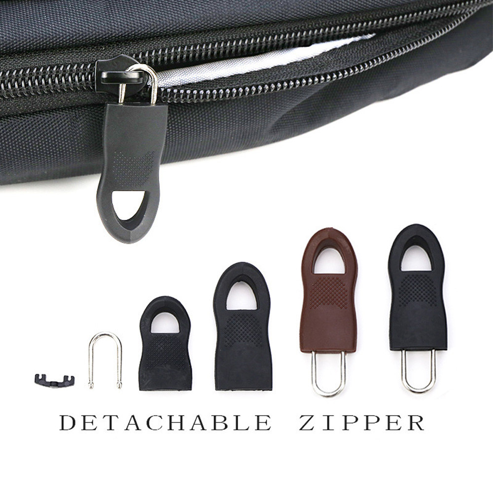 R Portable Universal Repair Kit Detachable Zipper Head Puller 8Pcs Pull Craft Travel Bag Suitcase Backpack Fixer - Image 5