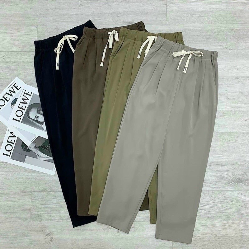 Travel Daily Women's baggy pants elastic waist super hot | 女士宽松裤 松紧腰部超热 - Image 4