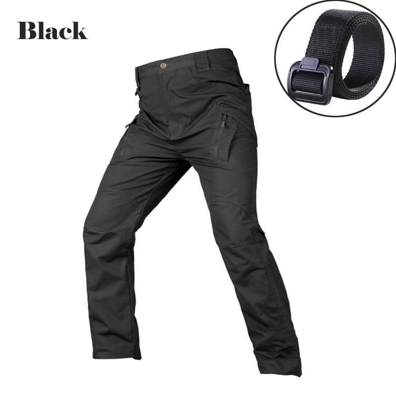 Premium Quality Tactical Pants IX9 Men Outdoor Sport Army Hiking Trousers Belt - Image 4