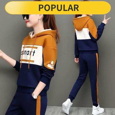 Essential Purpose baju sejuk perempuan murah Spring dan Autumn Sukan Suit 2020 Baru Versi Korea L.oose H Reliable Multi - Image 2