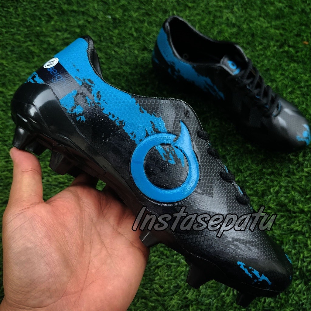 Gym Comfort Inferno black Gray blue Soccer Shoes Sport Breathable - Image 4