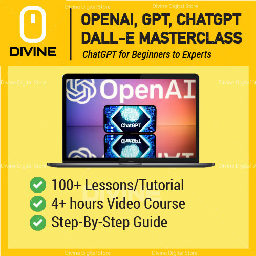 💎[Instant Delivery][Video Course] OpenAI, GPT, ChatGPT and DALL-E Masterclass | ChatGpt Course ChatGpt 4 Chat Gpt ChatG