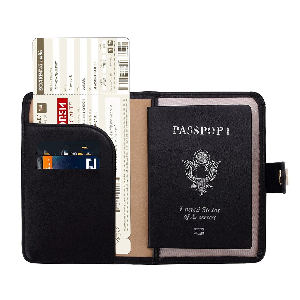 Daily Casual Blocking travel passport case ultra-thin ID card bag protection international student coup Style Portable - Image 5