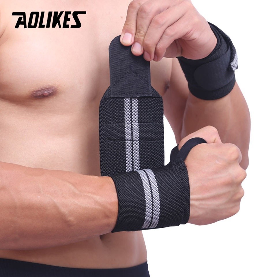 Daily Accessory AOLIKES Bar Grip Barbell Straps Wraps Hand Wrap Gym Weightlifting Wrist Training Weight Lifting Glove... - Image 3