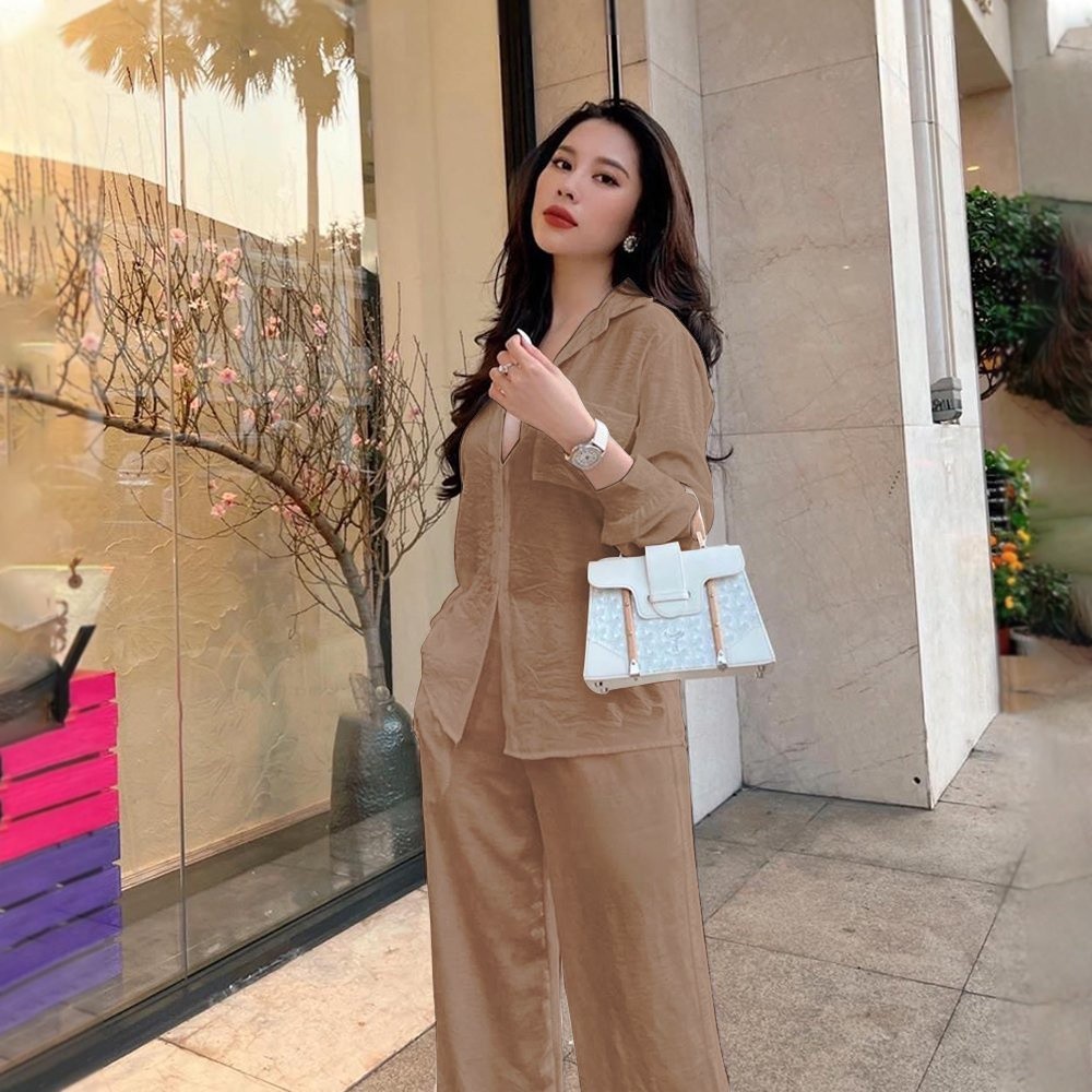 Versatile Multi Set of Viclux soft high quality linen pants women V04 Essential - Image 5