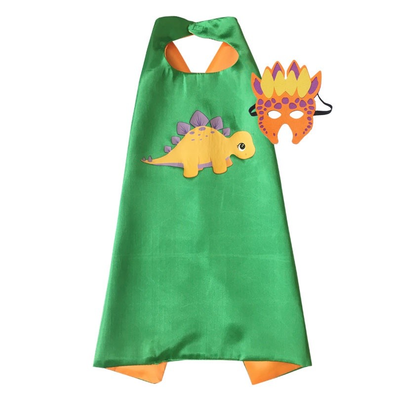 Have Quality Children Dinosaur Cloak Men Women Halloween Hero Day Show Props Birthday Party Dress Up - Image 2