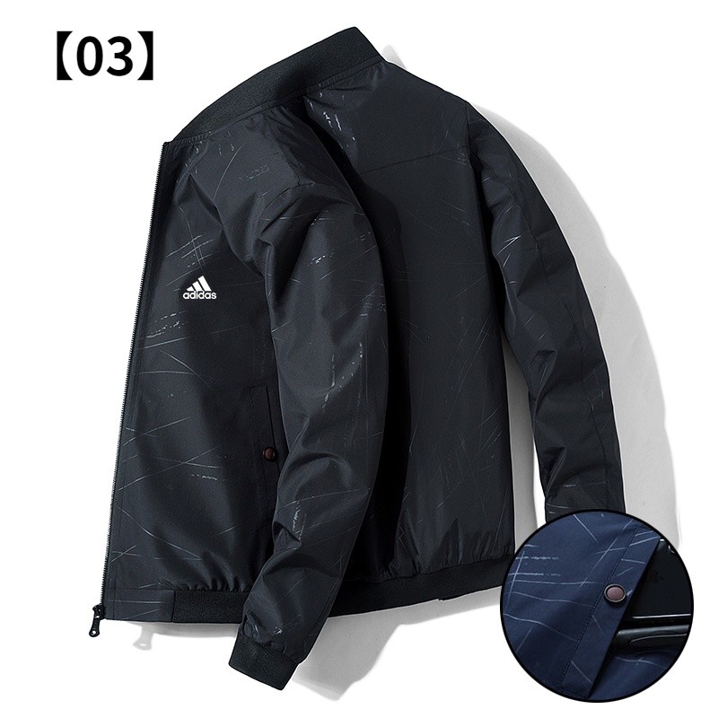 Versatile Essential Bomber jacket men motorcycle Stand collar hitam jaket Lelaki Casual Windproof clothing Tops Sales... - Image 3