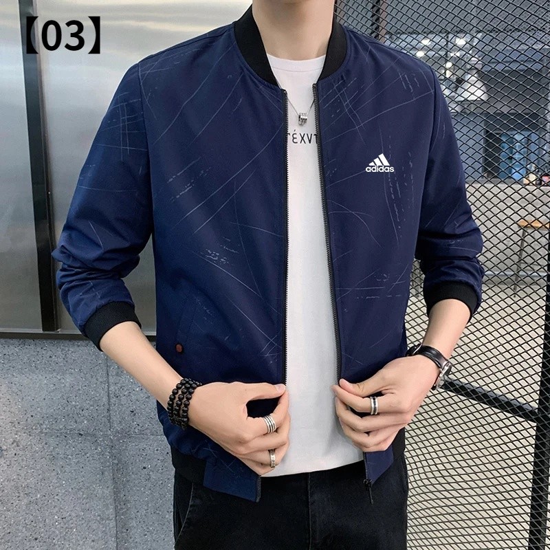 Purpose Have Bomber jacket men motorcycle Stand collar hitam jaket Lelaki Casual Windproof clothing Voucher