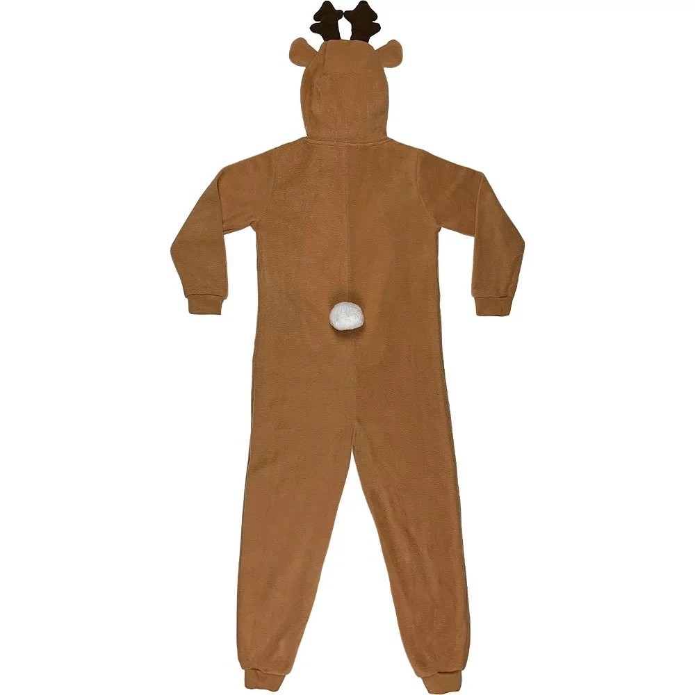 Multi Must Ready StockKids Lovely Reindeer Christmas Costume Girls&Boys Winter Xmas Elk Cosplay One-piece Pajamas Sui... - Image 2