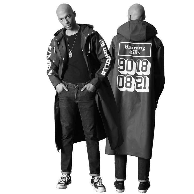 Premium Multi Raincoat men's women's adult fashion outdoor cycling battery bike hiking rainproof long coat baju hujan... - Image 4