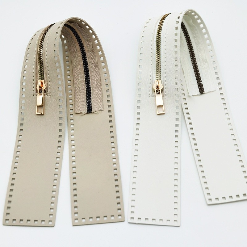 Portable Fashion HEHESHOP Bag Zipper Solid Color Accessories Leather Rope Hole Outdoor - Image 5