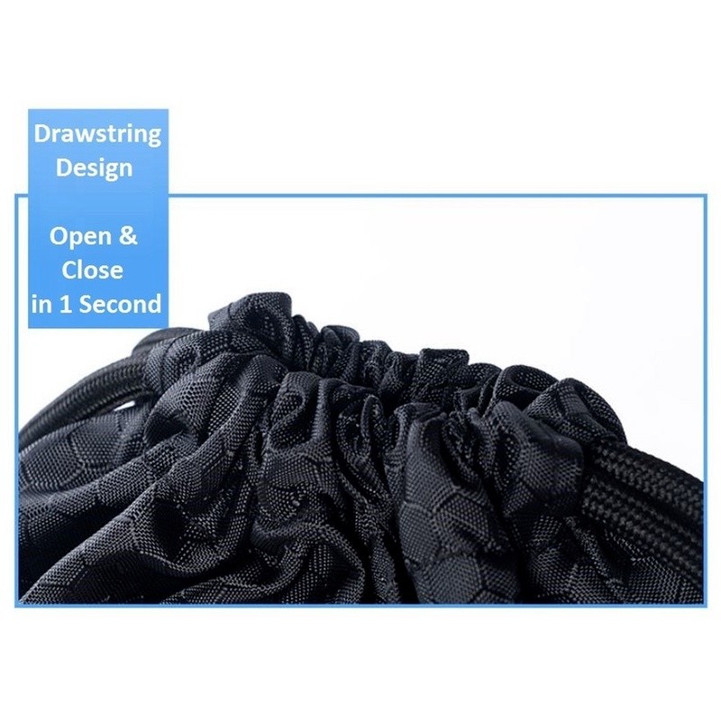 Portable Chic Waterproof Drawstring Bag Sports Backpack Haversack Travel Bags Shoe Basketball Compact Lightweight - Image 2