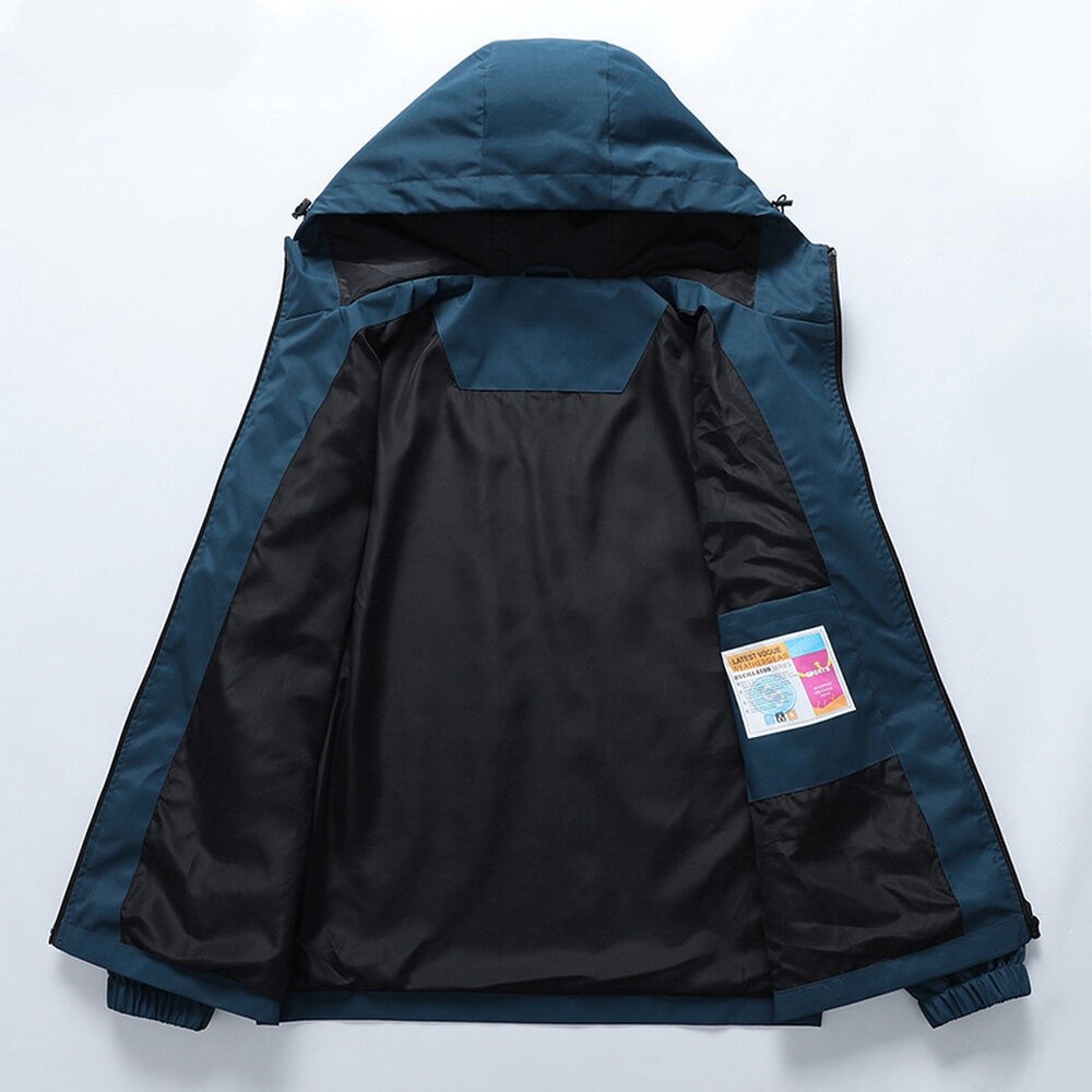 Durable Versatile JEEP SPIRIT 1941 ESTD Jacket Men's Hiking Autumn Outdoor Sports Waterproof Windbreaker Thin Section... - Image 4