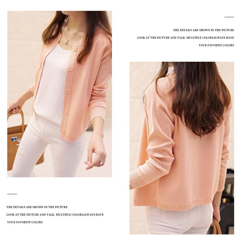 Durable Purpose Women's Sweater Cardigan outerwear knit Tempatan Must Reliable - Image 3