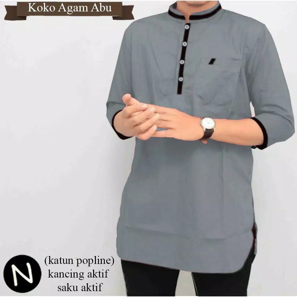 Purpose Premium 3/4 Sleeve Kurta Adult Men kurtha agam high quality - Image 2