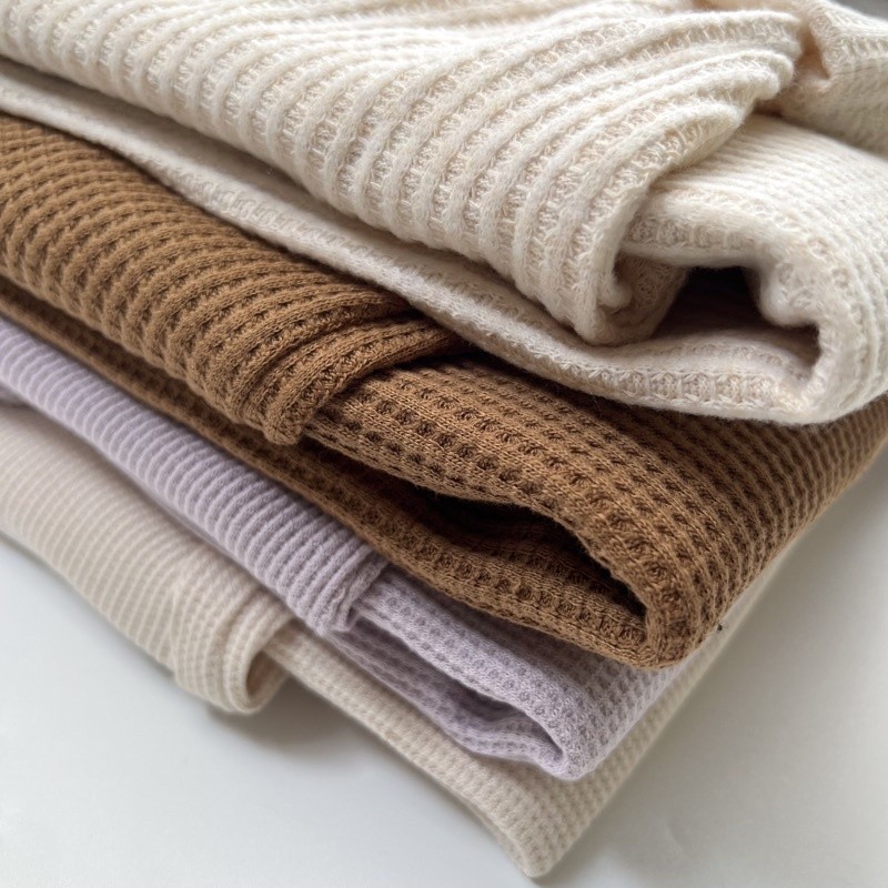 Multi Purpose Women's Long Sleeve Waffle Shirt / Rib - Image 3