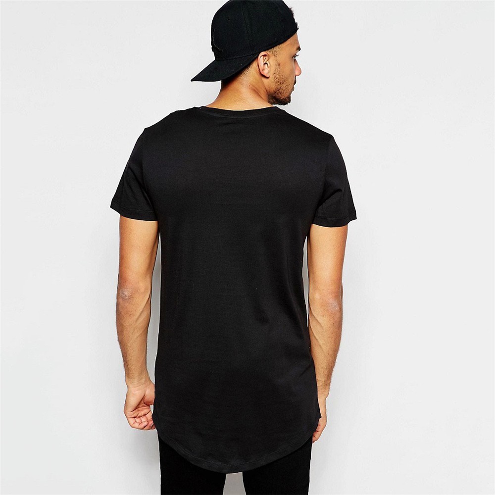 Premium Reliable Elevate Your Street Style: Extended Long Line Cotton Hip Hop T-Shirts Just Like Justin Bieber's Choi... - Image 4