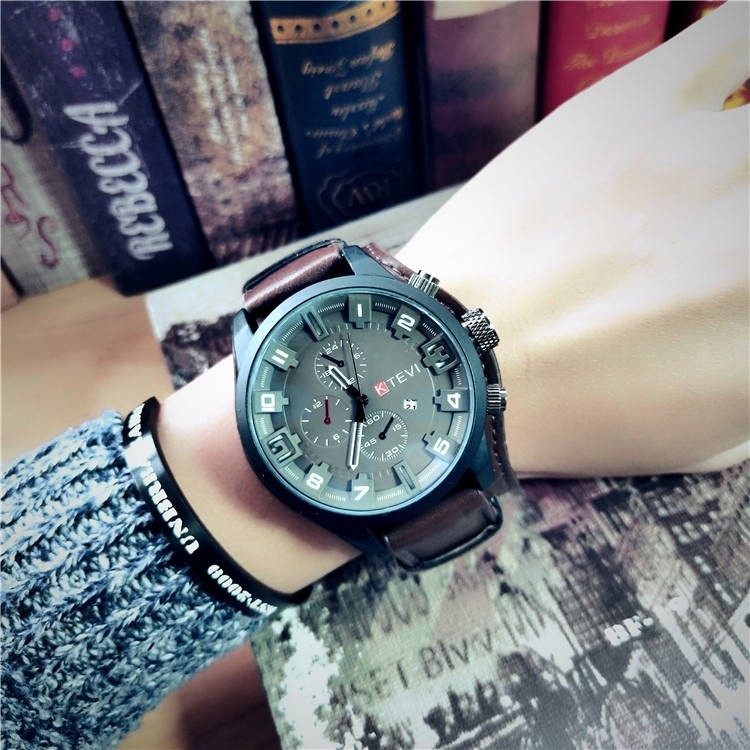 Purpose Have [] tangan lelaki waterproof jam murah Eropah dan amerika syarikat tentera angin besar dail perniagaan Qu... - Image 4