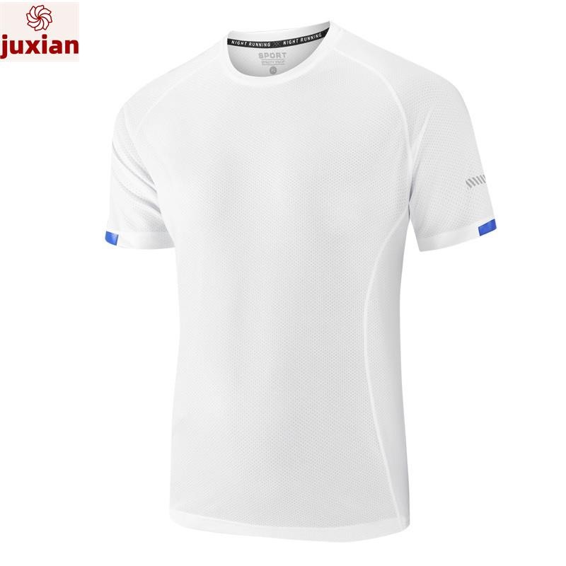 Purpose Premium Sport Quick Dry T-shirt Men Microfiber Round Neck Short Sleeve Ice Silk Elasticity Running Tshirt Tra... - Image 3