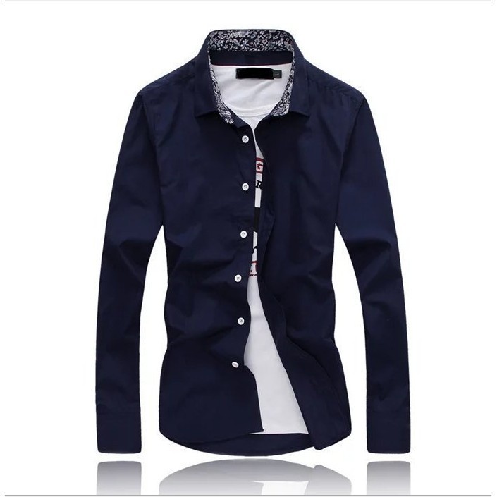 Have Durable 【IN-STOCK️】M-3XL Space Shirt Street Fashion Men Floral Long sleeve business slim fit baju murah le... - Image 4