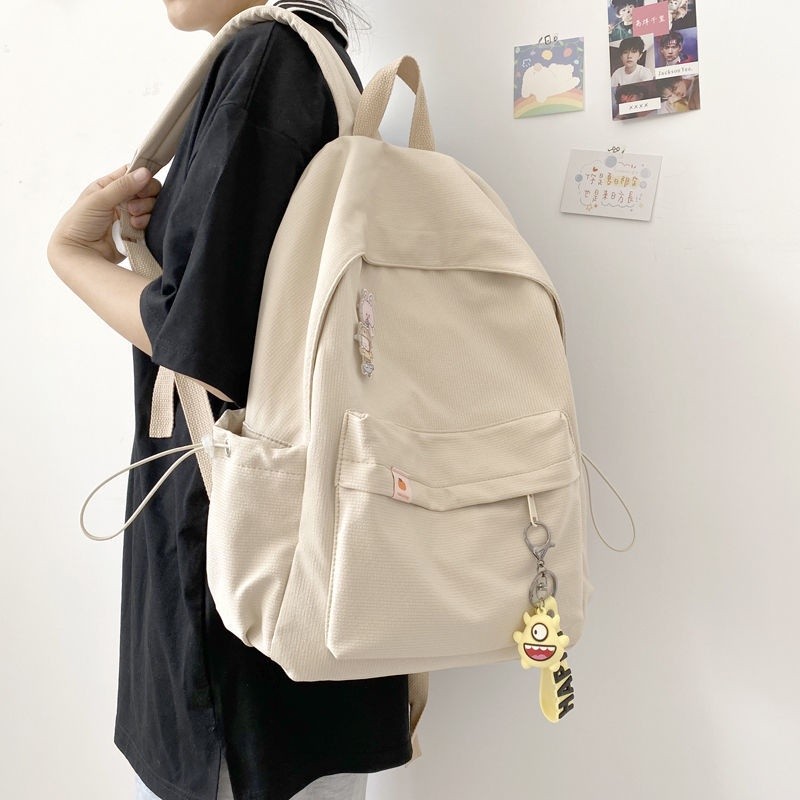 Accessory Fashion TSCfashion Japanese Ins Girl Schoolbag Female Korean Multi-color Cute Soft Backpack Student Trendy... - Image 3